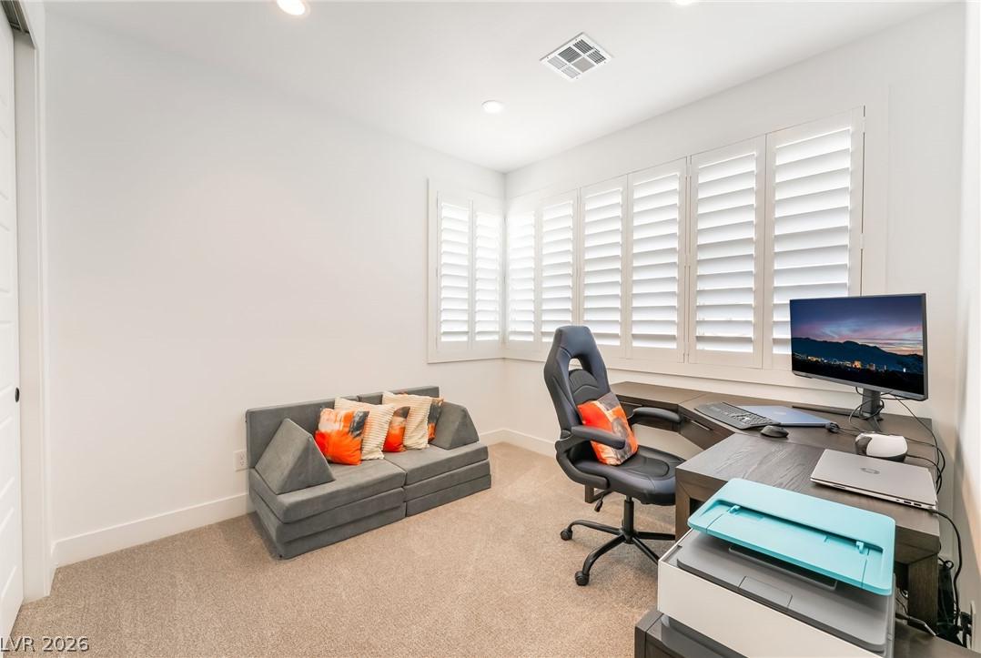 Versatile home office space designed for executive remote work at 127 Malpaso